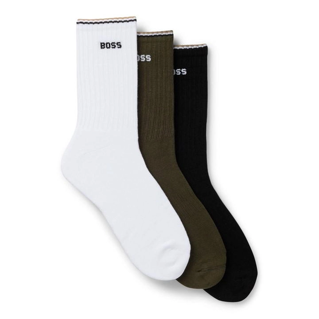 Hugo Boss 3 Pack of Logo Socks - Multi
